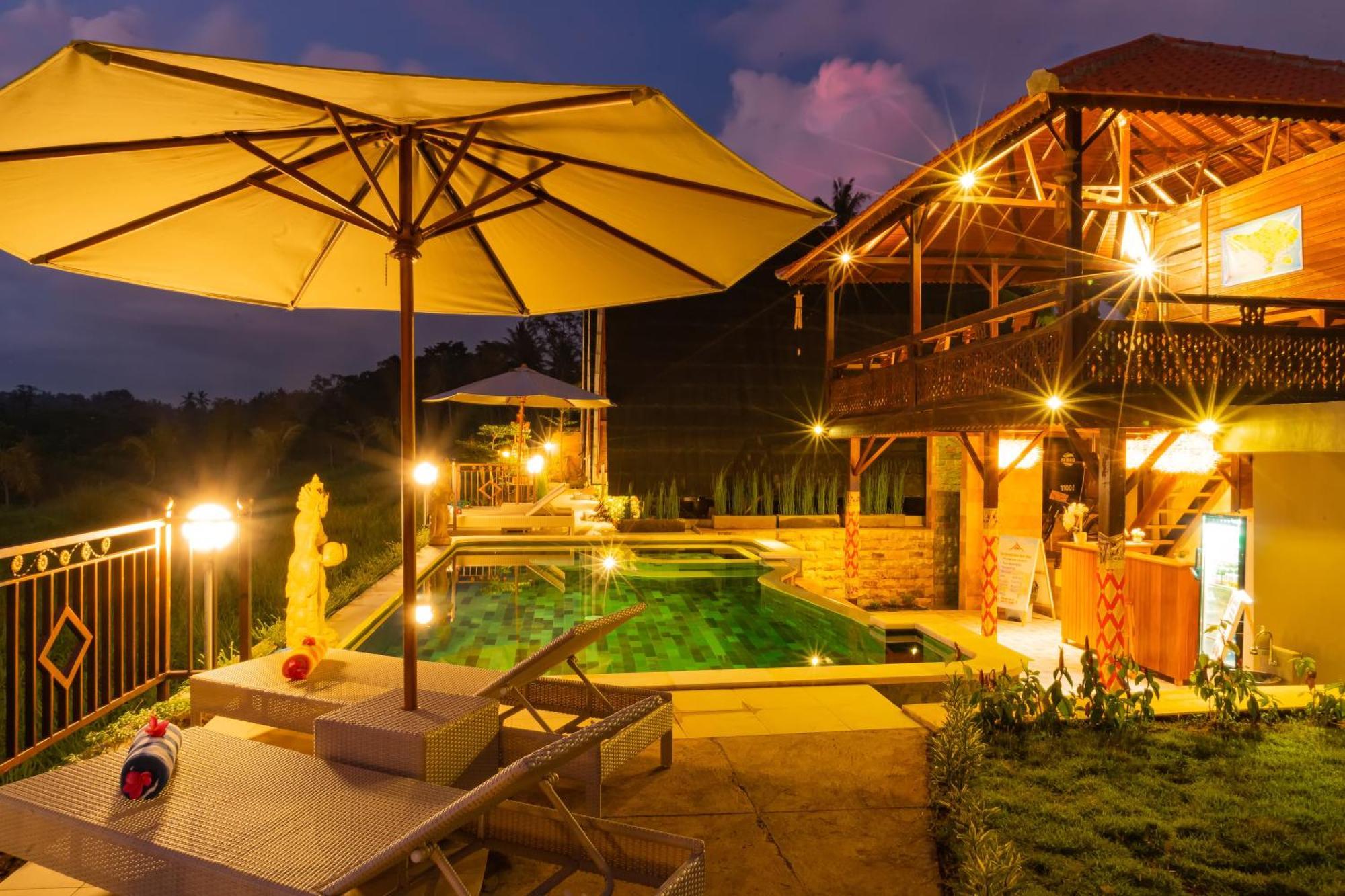 The Pyramid Ubud River Villas Паянган Экстерьер фото