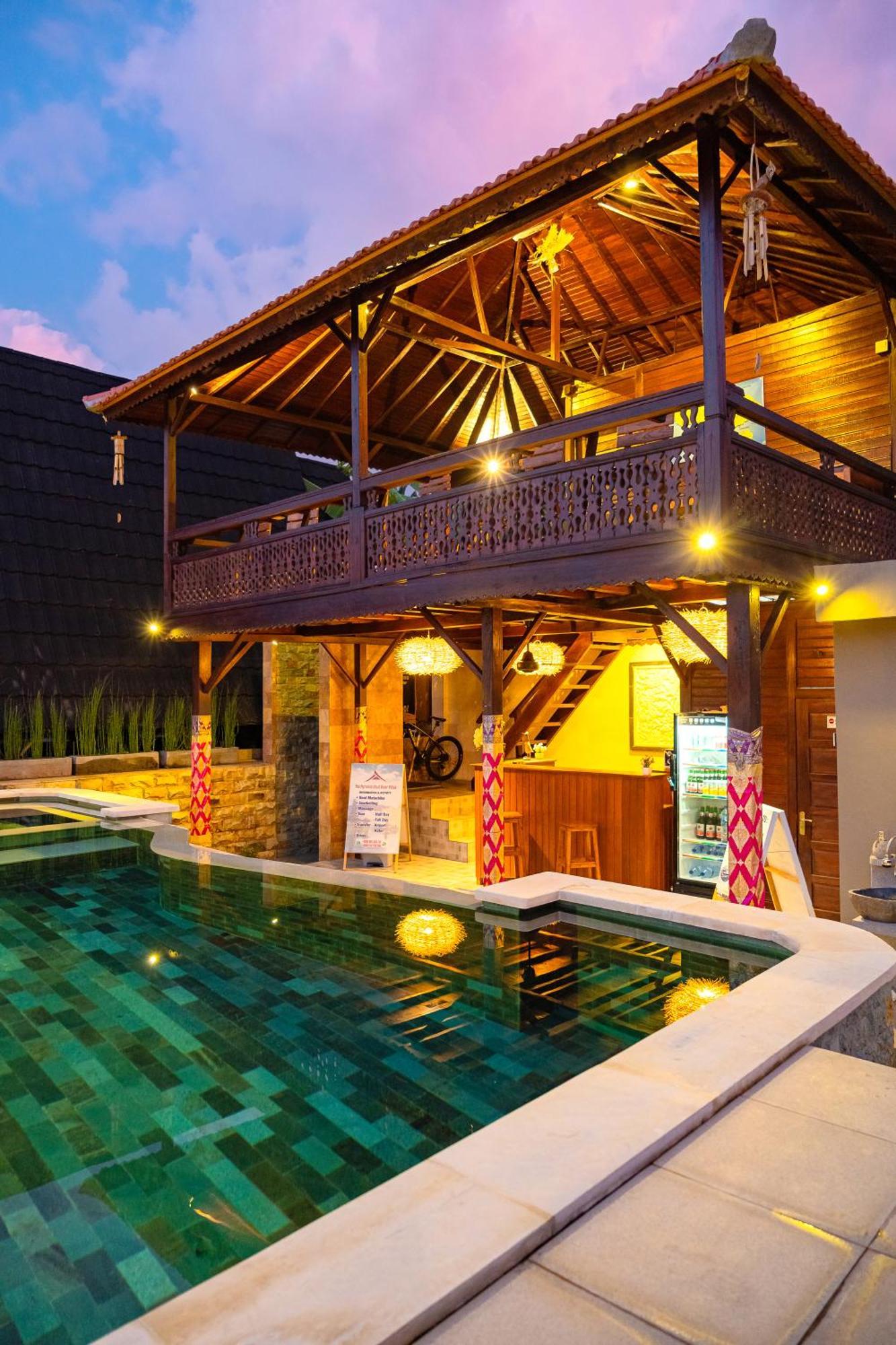 The Pyramid Ubud River Villas Паянган Экстерьер фото