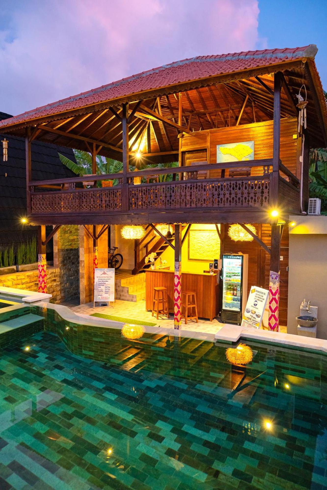 The Pyramid Ubud River Villas Паянган Экстерьер фото