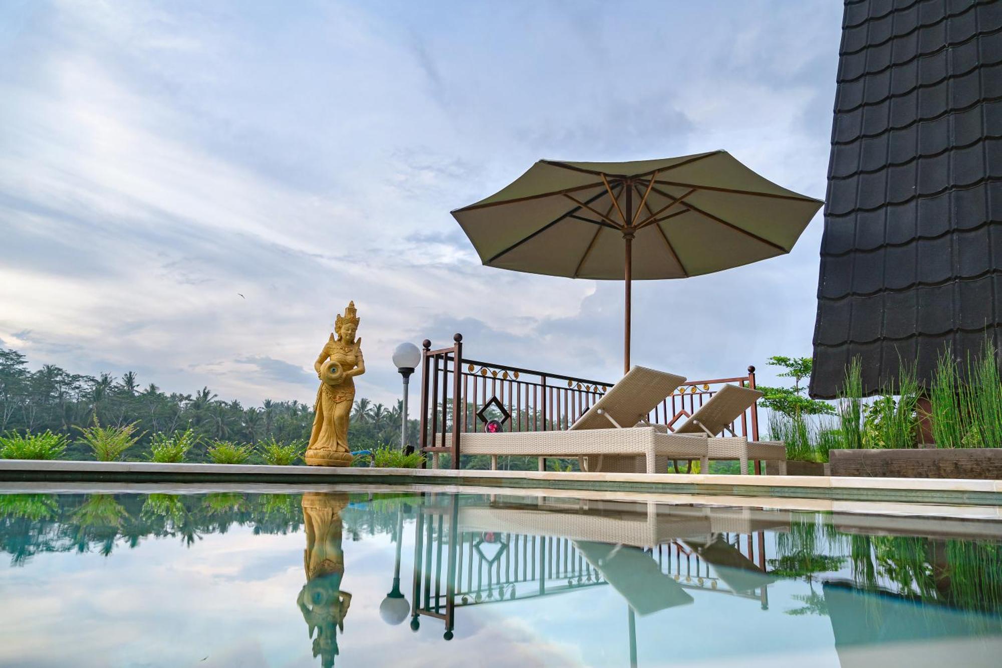 The Pyramid Ubud River Villas Паянган Экстерьер фото