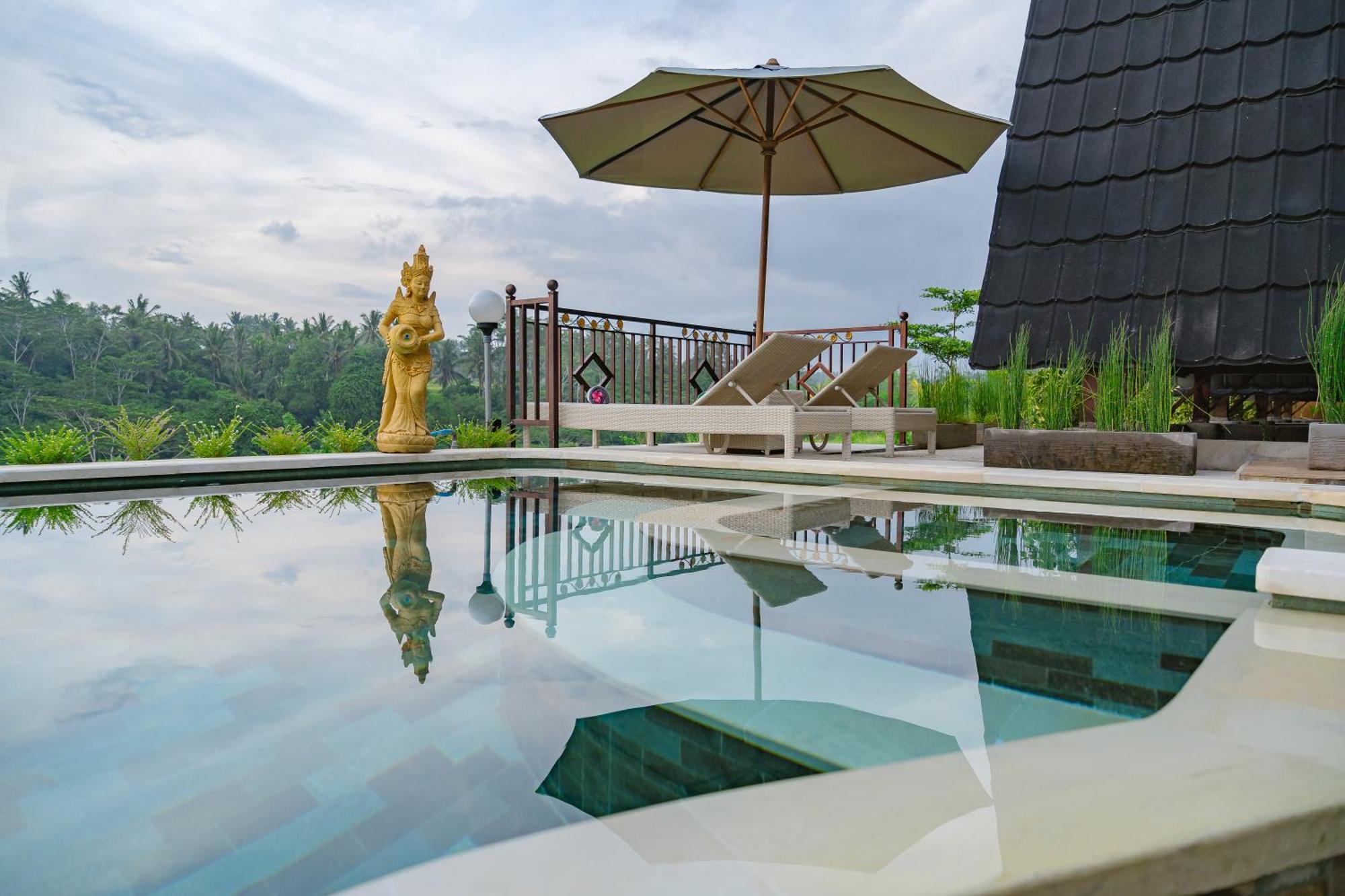 The Pyramid Ubud River Villas Паянган Экстерьер фото