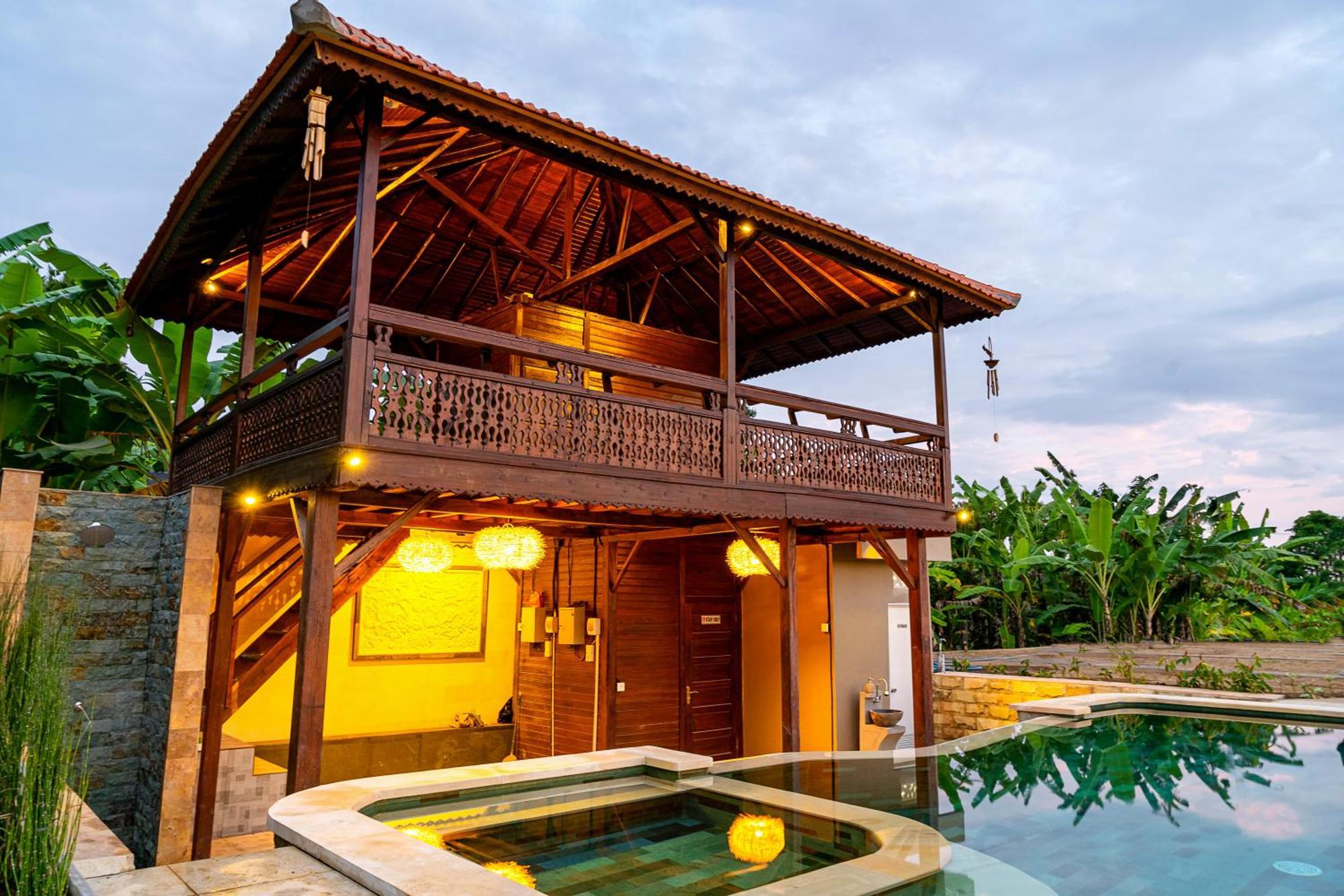 The Pyramid Ubud River Villas Паянган Экстерьер фото